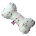 Mirage Pet Products Llama Love Stuffing Free 10 in. Bone Dog Toy 1369-SFTYBN10
